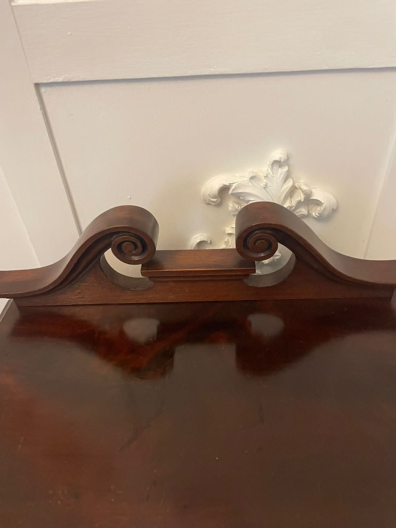 Antique Victorian Quality Mahogany Bedside Cabinet - Image 7